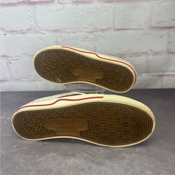 Gucci Floral Liberty Ace Web Sneakers 8.5 - Picture 10 of 12